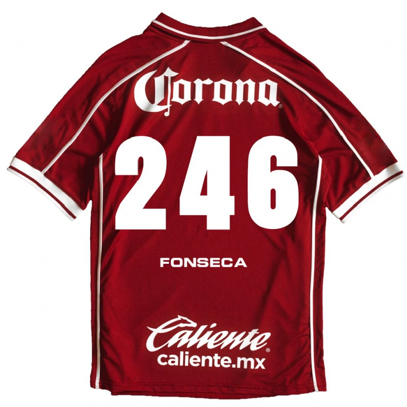 Danxen Kinderen Fernando Fonseca #246 Wit Rood Thuisshirt Thuistenue 2026/27 T-Shirt België