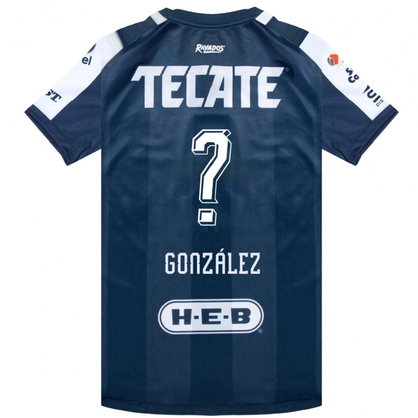 Danxen Kinderen Irvin González #0 Inktblauw Wit Rood Thuisshirt Thuistenue 2026/27 T-Shirt België