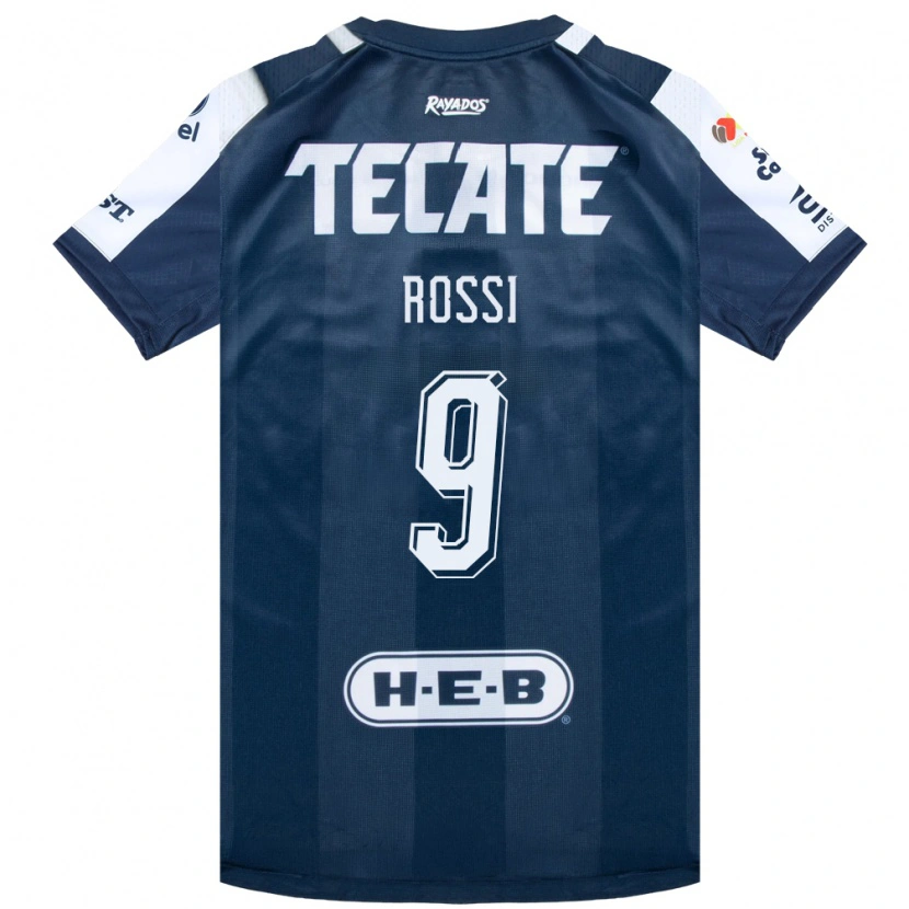Danxen Kinderen Diego Rossi #9 Inktblauw Wit Rood Thuisshirt Thuistenue 2026/27 T-Shirt België