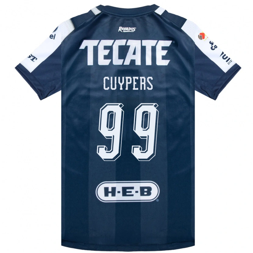 Danxen Kinderen Hugo Cuypers #99 Inktblauw Wit Rood Thuisshirt Thuistenue 2026/27 T-Shirt België