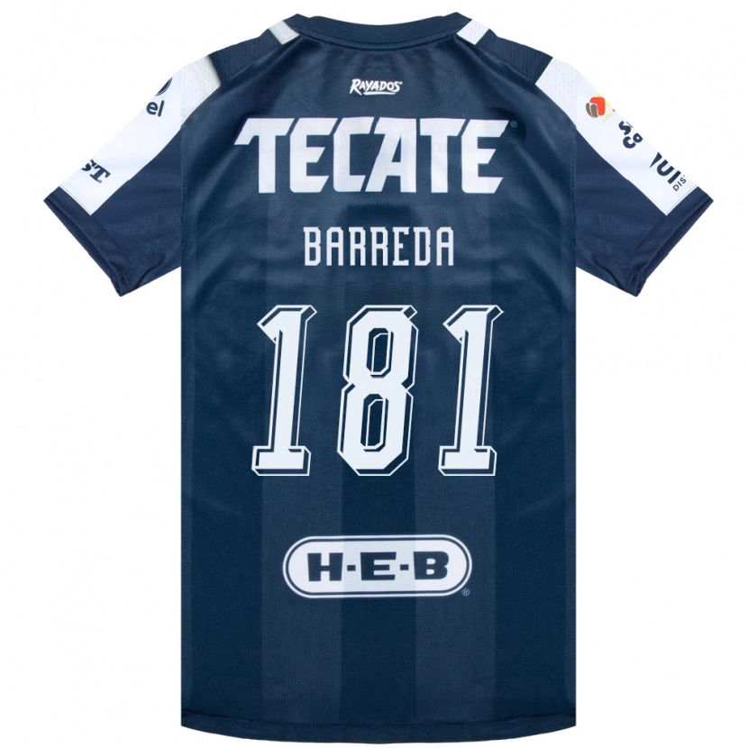 Danxen Kinderen Dimas Barreda #181 Inktblauw Wit Rood Thuisshirt Thuistenue 2026/27 T-Shirt België