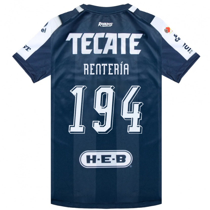 Danxen Kinderen Ricardo Rentería #194 Inktblauw Wit Rood Thuisshirt Thuistenue 2026/27 T-Shirt België