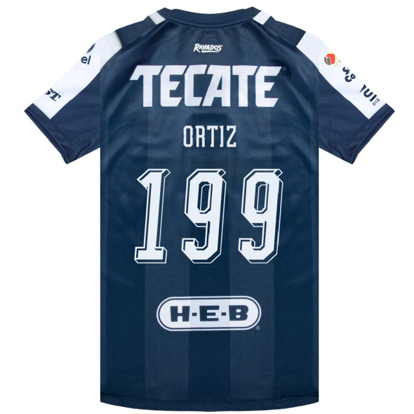 Danxen Kinderen Luis Ortiz #199 Inktblauw Wit Rood Thuisshirt Thuistenue 2026/27 T-Shirt België