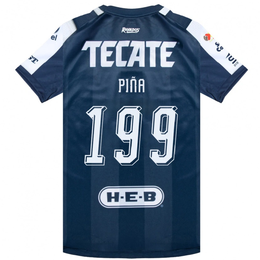 Danxen Kinderen Ricardo Piña #199 Inktblauw Wit Rood Thuisshirt Thuistenue 2026/27 T-Shirt België