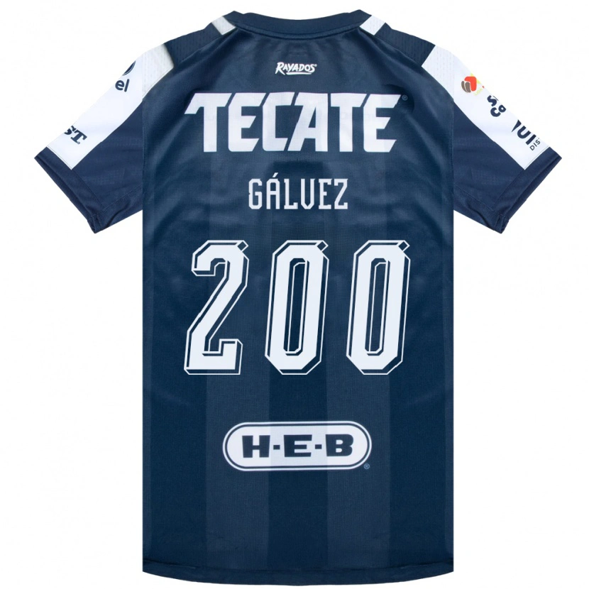 Danxen Kinderen Omar Gálvez #200 Inktblauw Wit Rood Thuisshirt Thuistenue 2026/27 T-Shirt België