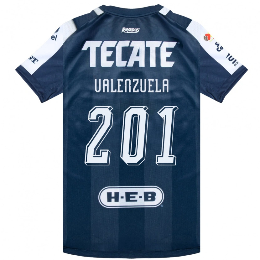 Danxen Kinderen Francisco Valenzuela #201 Inktblauw Wit Rood Thuisshirt Thuistenue 2026/27 T-Shirt België