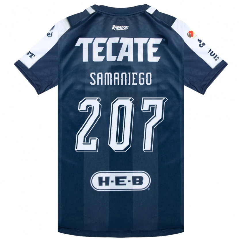 Danxen Kinderen Guillermo Samaniego #207 Inktblauw Wit Rood Thuisshirt Thuistenue 2026/27 T-Shirt België