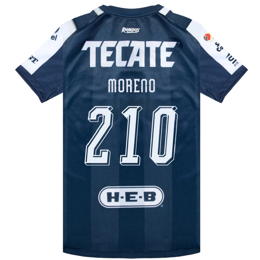 Danxen Kinderen Gael Moreno #210 Inktblauw Wit Rood Thuisshirt Thuistenue 2026/27 T-Shirt België