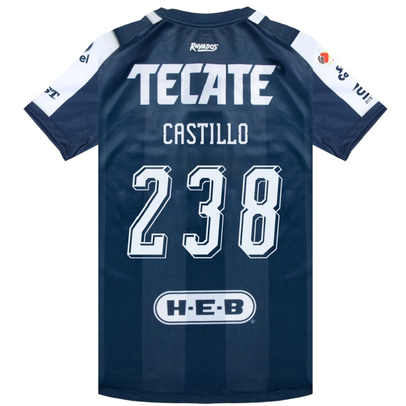 Danxen Kinderen Juan Castillo #238 Inktblauw Wit Rood Thuisshirt Thuistenue 2026/27 T-Shirt België