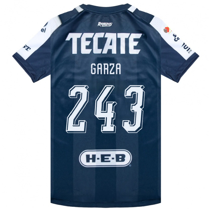 Danxen Kinderen Juan Garza #243 Inktblauw Wit Rood Thuisshirt Thuistenue 2026/27 T-Shirt België