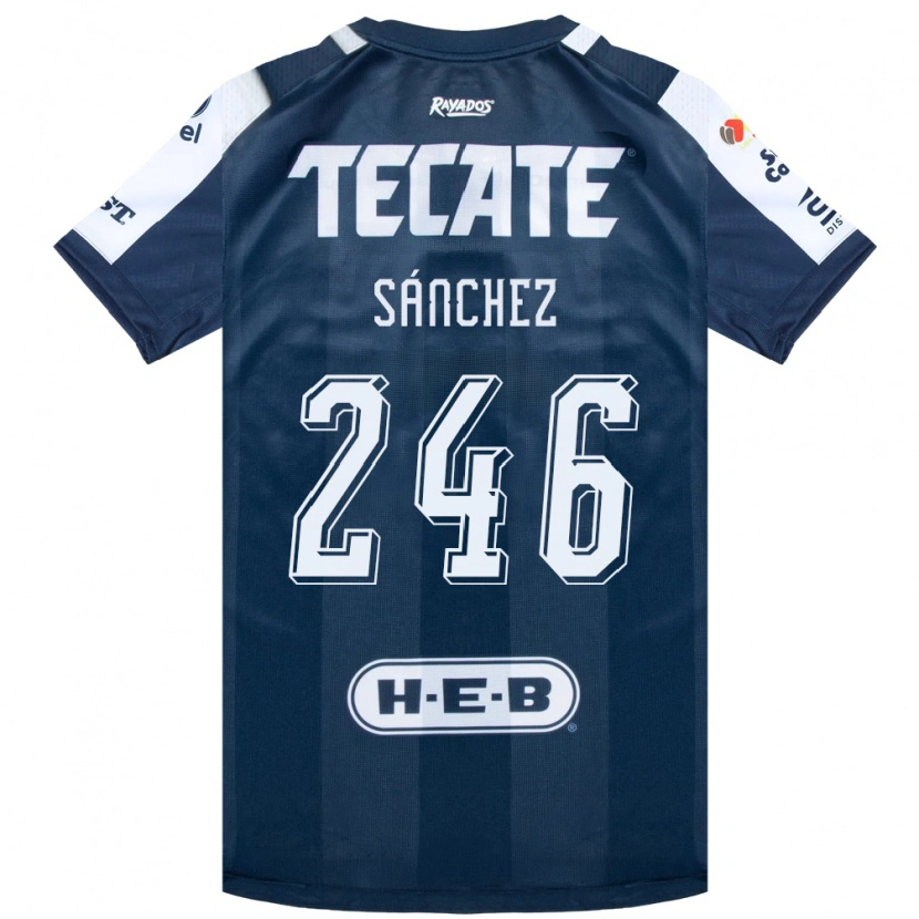 Danxen Kinderen Diego Sánchez #246 Inktblauw Wit Rood Thuisshirt Thuistenue 2026/27 T-Shirt België