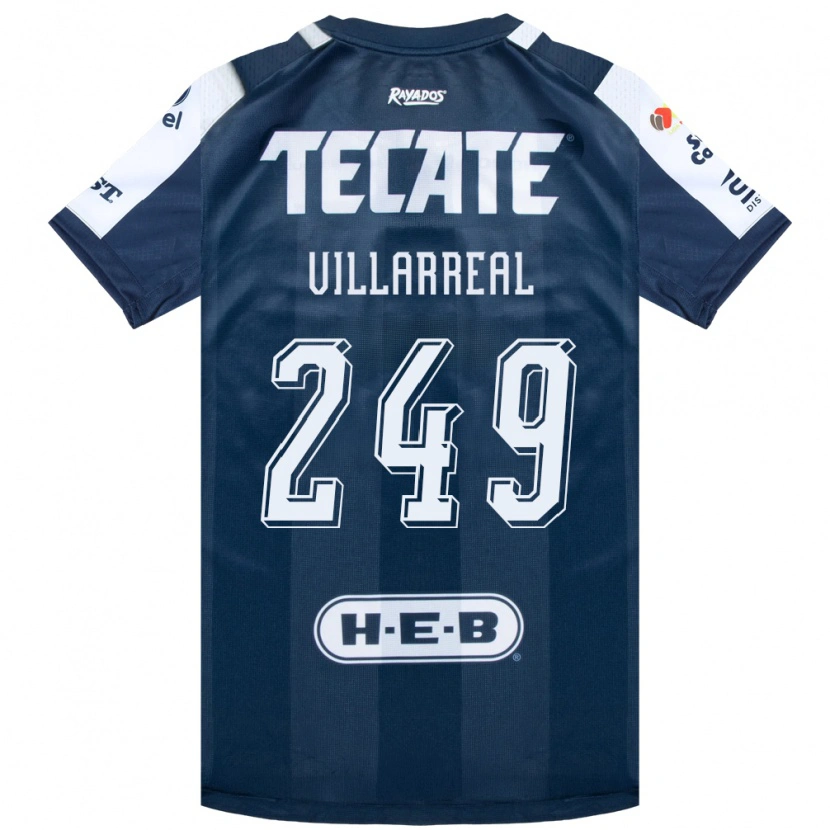 Danxen Kinderen Daniel Villarreal #249 Inktblauw Wit Rood Thuisshirt Thuistenue 2026/27 T-Shirt België
