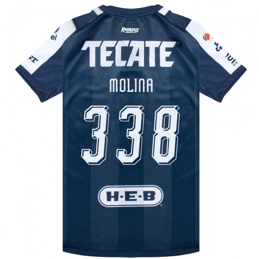 Danxen Kinderen Johann Molina #338 Inktblauw Wit Rood Thuisshirt Thuistenue 2026/27 T-Shirt België