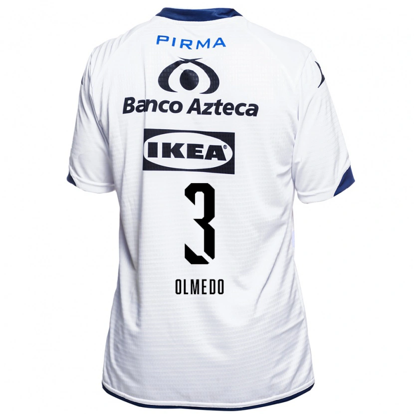 Danxen Kinderen Sebastián Olmedo #3 Wit Zwart Blauw Thuisshirt Thuistenue 2026/27 T-Shirt België