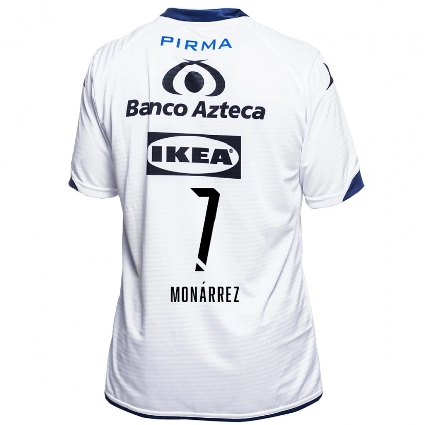 Danxen Kinderen Fernando Monárrez #7 Wit Zwart Blauw Thuisshirt Thuistenue 2026/27 T-Shirt België
