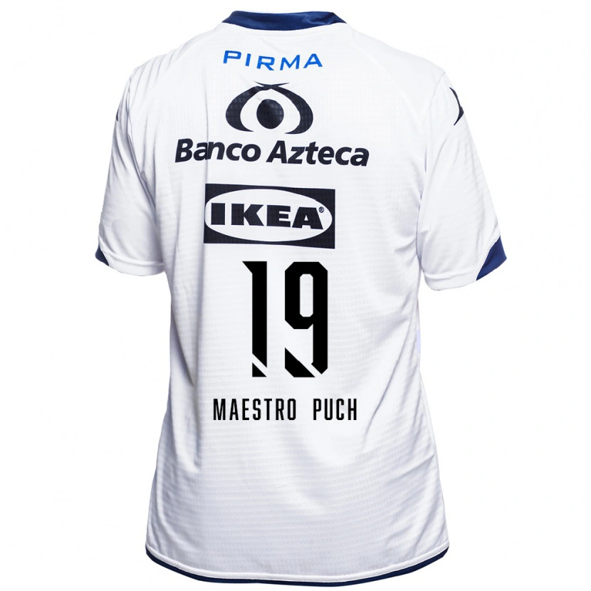Danxen Kinderen Ignacio Maestro Puch #19 Wit Zwart Blauw Thuisshirt Thuistenue 2026/27 T-Shirt België