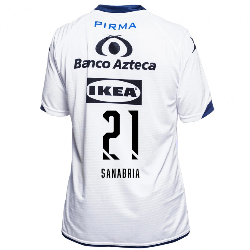 Danxen Kinderen Sergio Sanabria #21 Wit Zwart Blauw Thuisshirt Thuistenue 2026/27 T-Shirt België