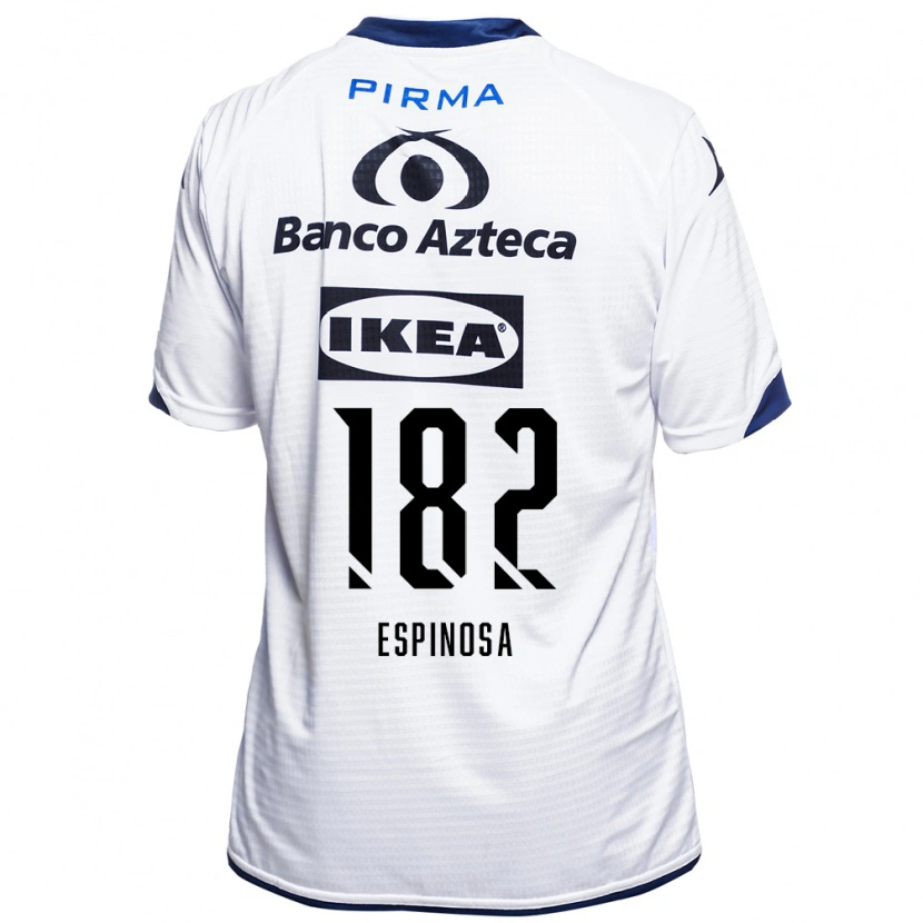 Danxen Kinderen Daniel Espinosa #182 Wit Zwart Blauw Thuisshirt Thuistenue 2026/27 T-Shirt België
