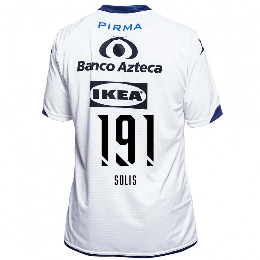 Danxen Kinderen César Solís #191 Wit Zwart Blauw Thuisshirt Thuistenue 2026/27 T-Shirt België