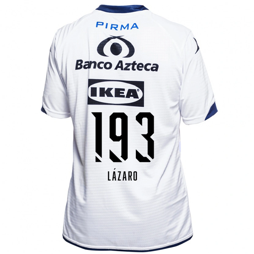 Danxen Kinderen Juan Lázaro #193 Wit Zwart Blauw Thuisshirt Thuistenue 2026/27 T-Shirt België