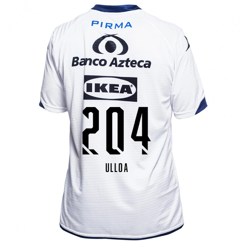 Danxen Kinderen Santiago Ulloa #204 Wit Zwart Blauw Thuisshirt Thuistenue 2026/27 T-Shirt België