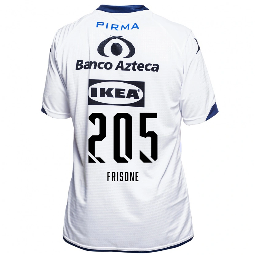 Danxen Kinderen Giovanni Frisone #205 Wit Zwart Blauw Thuisshirt Thuistenue 2026/27 T-Shirt België