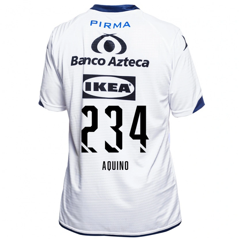 Danxen Kinderen Andy Aquino #234 Wit Zwart Blauw Thuisshirt Thuistenue 2026/27 T-Shirt België