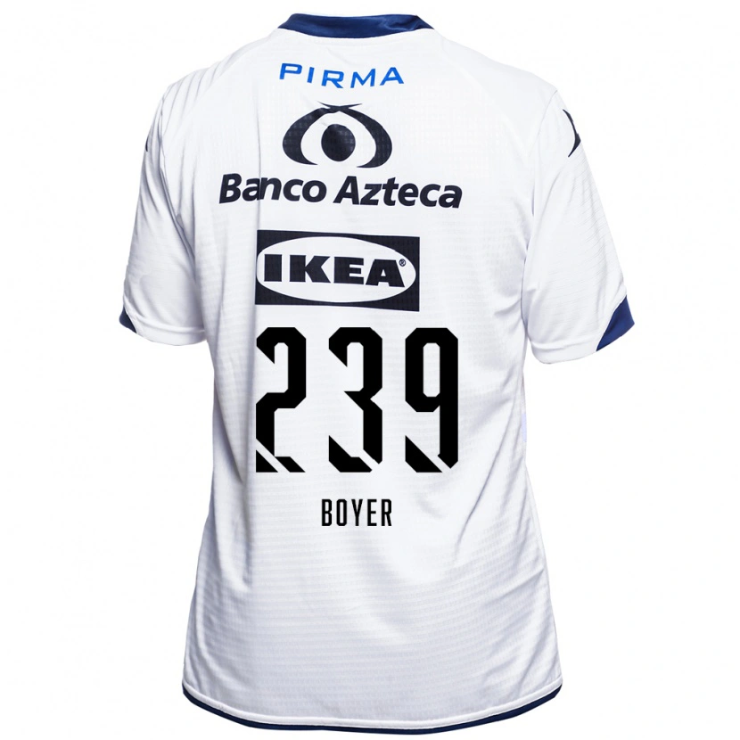 Danxen Kinderen Mateo Boyer #239 Wit Zwart Blauw Thuisshirt Thuistenue 2026/27 T-Shirt België