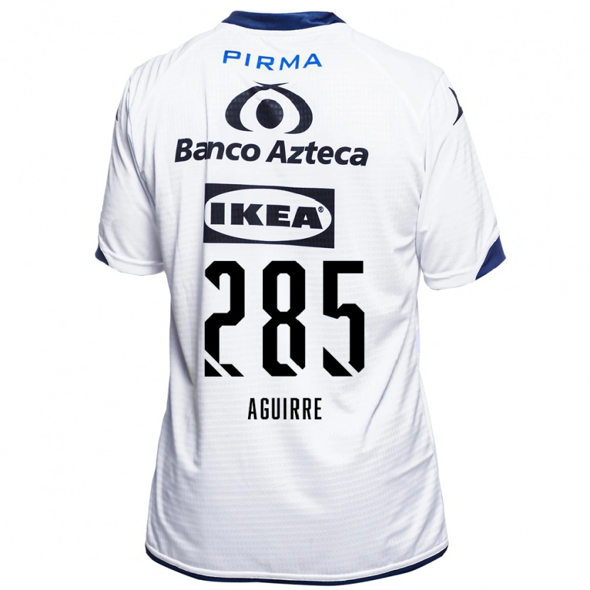 Danxen Kinderen Juan Aguirre #285 Wit Zwart Blauw Thuisshirt Thuistenue 2026/27 T-Shirt België