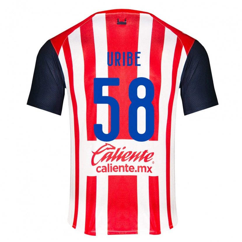 Danxen Kinderen Juan Uribe #58 Rood Zwart Wit Thuisshirt Thuistenue 2026/27 T-Shirt België