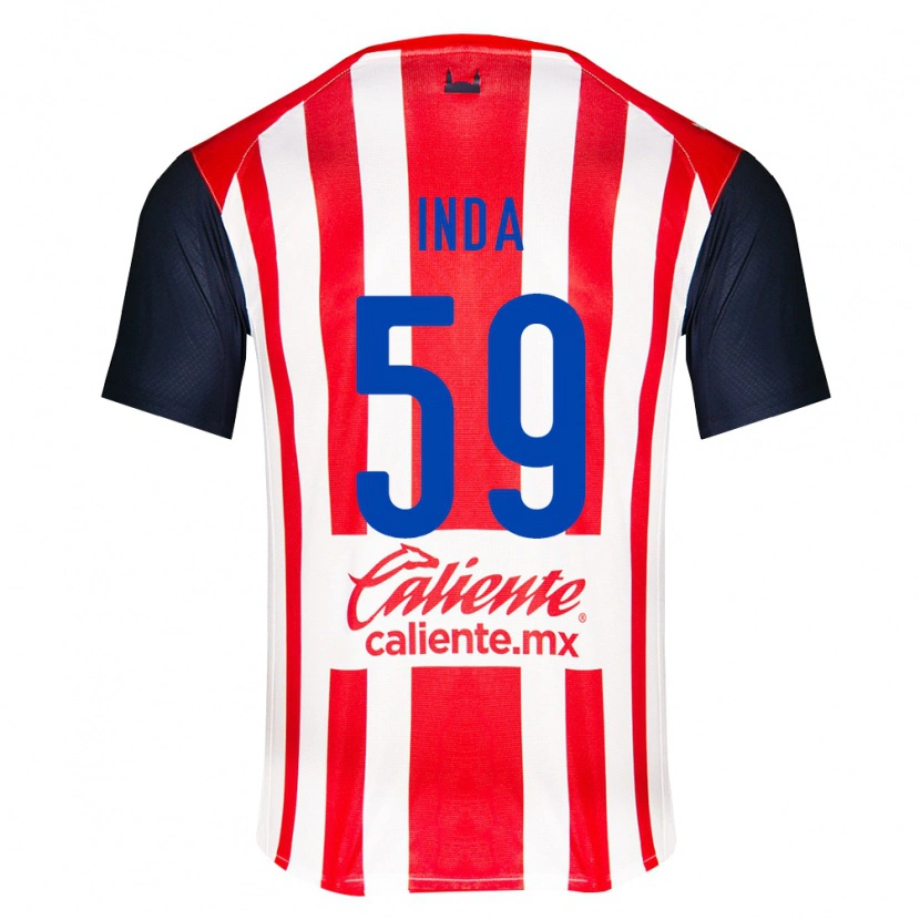 Danxen Kinderen Samir Inda #59 Rood Zwart Wit Thuisshirt Thuistenue 2026/27 T-Shirt België