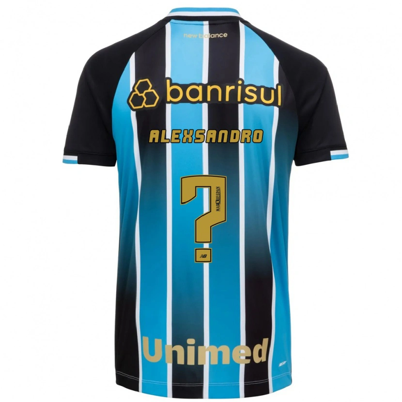 Danxen Kinderen Alexsander Eduardo Tormes Dos Santos #0 Blauw Bruin Zwart Thuisshirt Thuistenue 2026/27 T-Shirt België