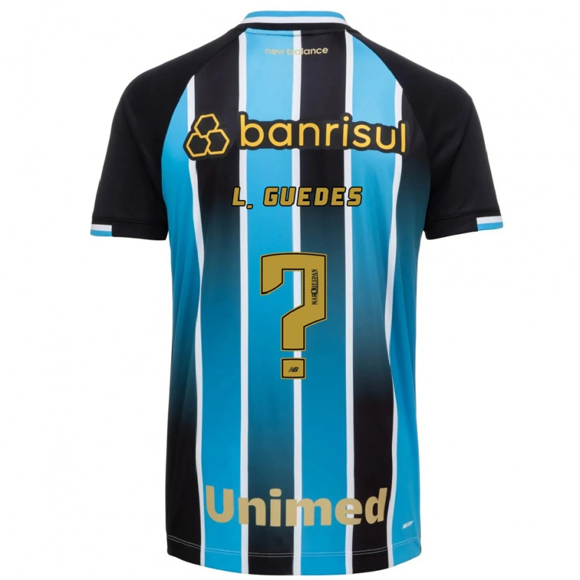 Danxen Kinderen Luis Guedes #0 Blauw Bruin Zwart Thuisshirt Thuistenue 2026/27 T-Shirt België