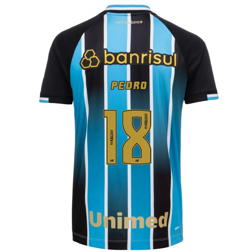 Danxen Kinderen João Pedro #18 Blauw Bruin Zwart Thuisshirt Thuistenue 2026/27 T-Shirt België