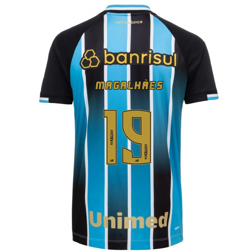 Danxen Kinderen Fellipe Magalhães #19 Blauw Bruin Zwart Thuisshirt Thuistenue 2026/27 T-Shirt België