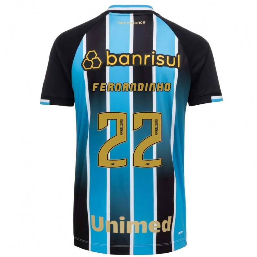 Danxen Kinderen Fernandinho #22 Blauw Bruin Zwart Thuisshirt Thuistenue 2026/27 T-Shirt België
