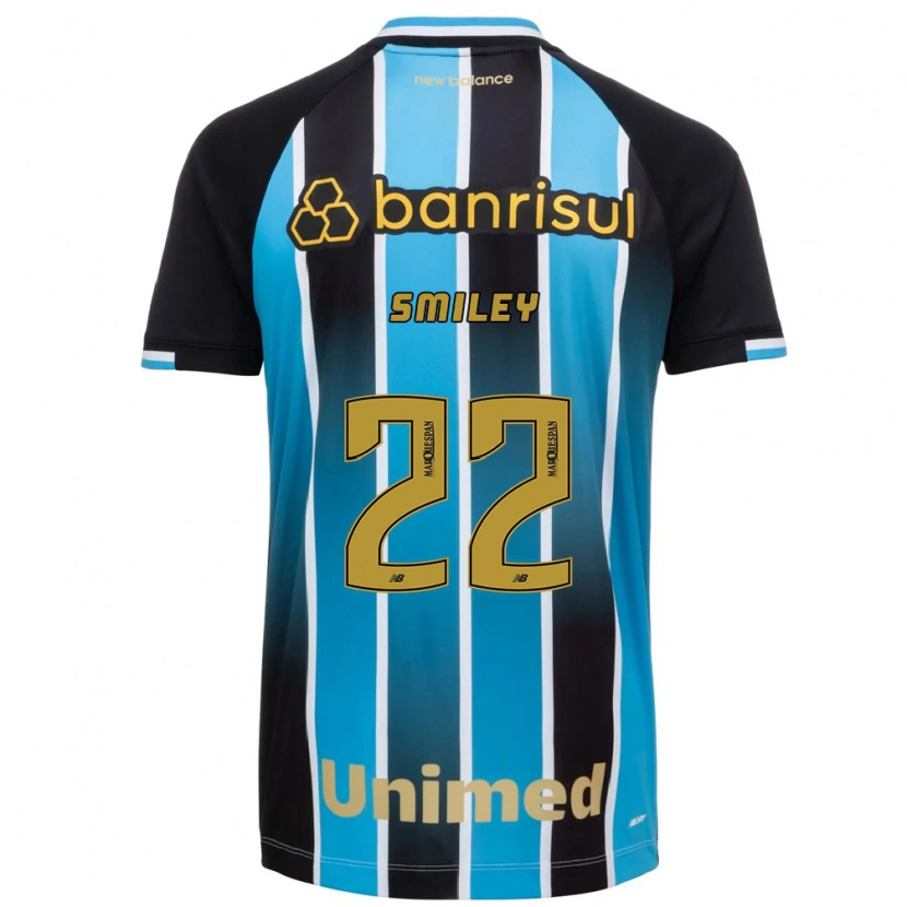 Danxen Kinderen Smiley Wanderson Carvalho De Sousa #22 Blauw Bruin Zwart Thuisshirt Thuistenue 2026/27 T-Shirt België