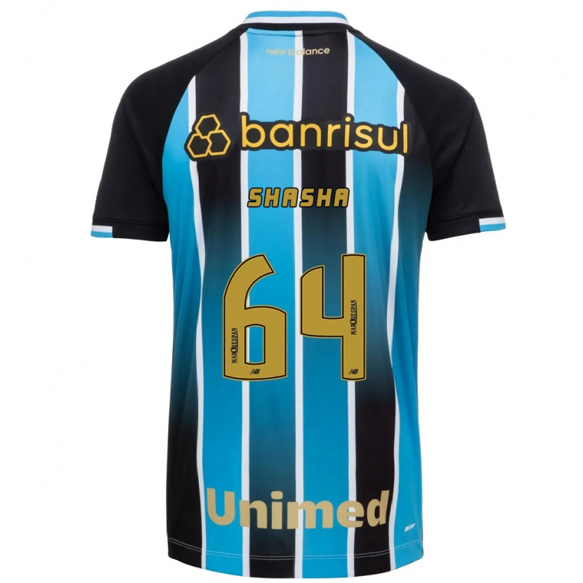 Danxen Kinderen Shashá #64 Blauw Bruin Zwart Thuisshirt Thuistenue 2026/27 T-Shirt België