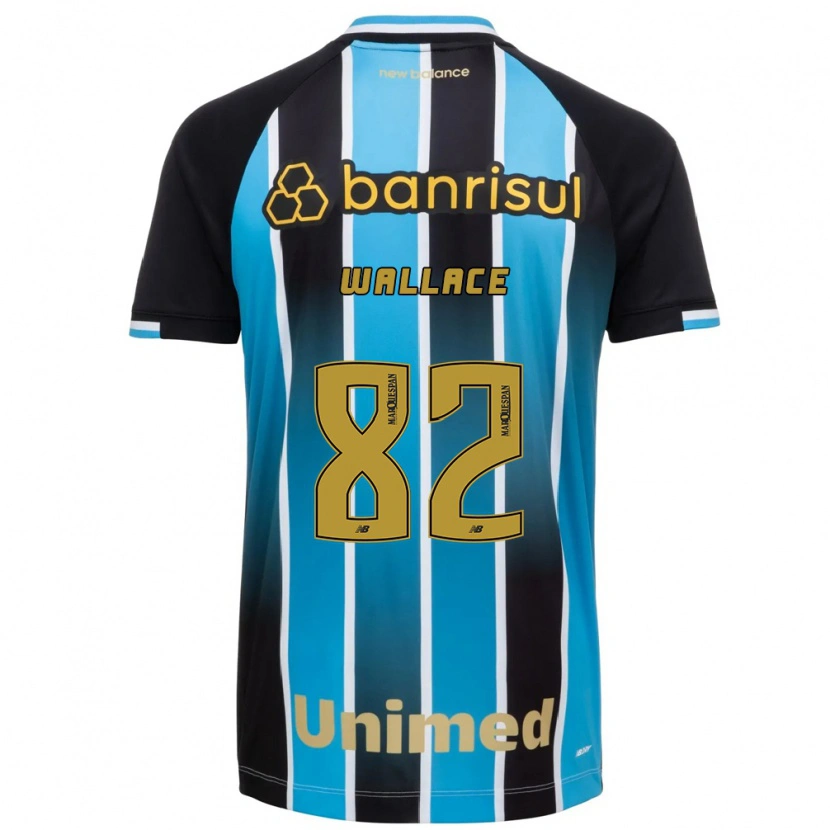 Danxen Kinderen Wallace Gomes Da Silva Dos Santos #82 Blauw Bruin Zwart Thuisshirt Thuistenue 2026/27 T-Shirt België