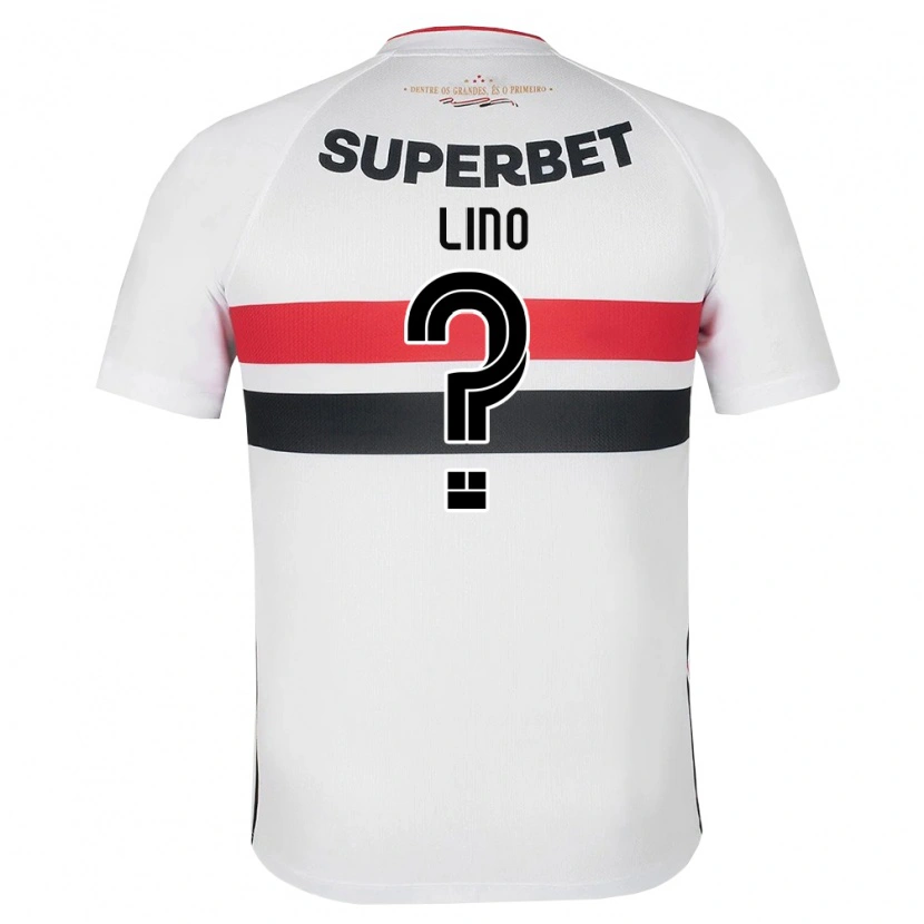 Danxen Kinderen Guilherme Lino #0 Wit Rood Zwart Thuisshirt Thuistenue 2026/27 T-Shirt België