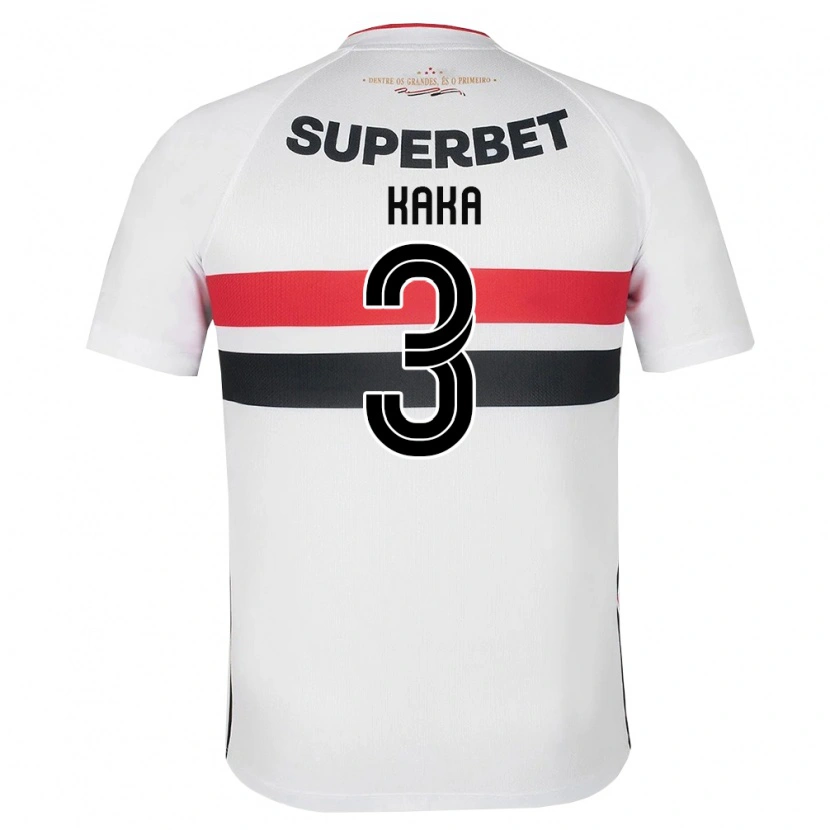 Danxen Kinderen Kaka #3 Wit Rood Zwart Thuisshirt Thuistenue 2026/27 T-Shirt België