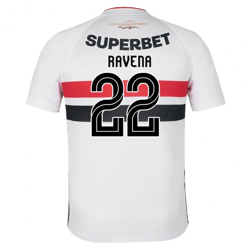 Danxen Kinderen Ravena #22 Wit Rood Zwart Thuisshirt Thuistenue 2026/27 T-Shirt België