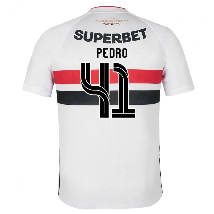 Danxen Kinderen João Pedro #41 Wit Rood Zwart Thuisshirt Thuistenue 2026/27 T-Shirt België