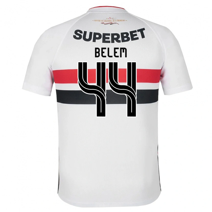 Danxen Kinderen Matheus Belém #44 Wit Rood Zwart Thuisshirt Thuistenue 2026/27 T-Shirt België