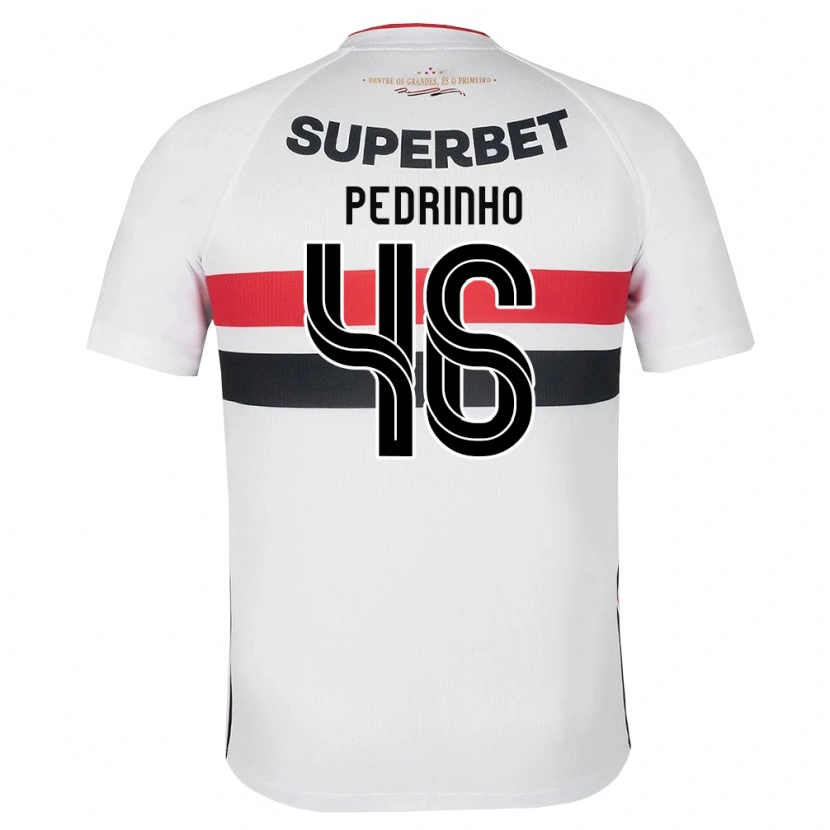 Danxen Kinderen Pedro Ferreira #46 Wit Rood Zwart Thuisshirt Thuistenue 2026/27 T-Shirt België