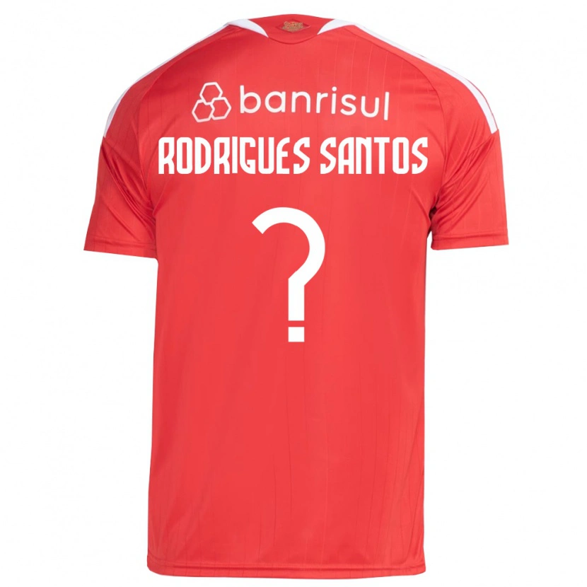 Danxen Kinderen Richard Rodrigues Santos #0 Rood Wit Thuisshirt Thuistenue 2026/27 T-Shirt België