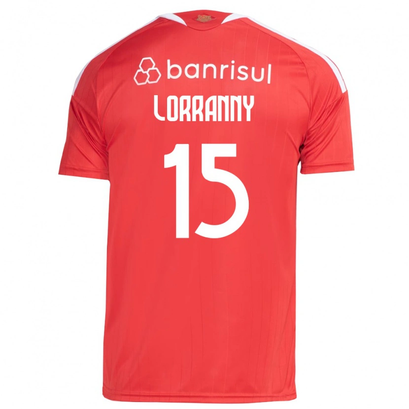 Danxen Kinderen Lorranny #15 Rood Wit Thuisshirt Thuistenue 2026/27 T-Shirt België