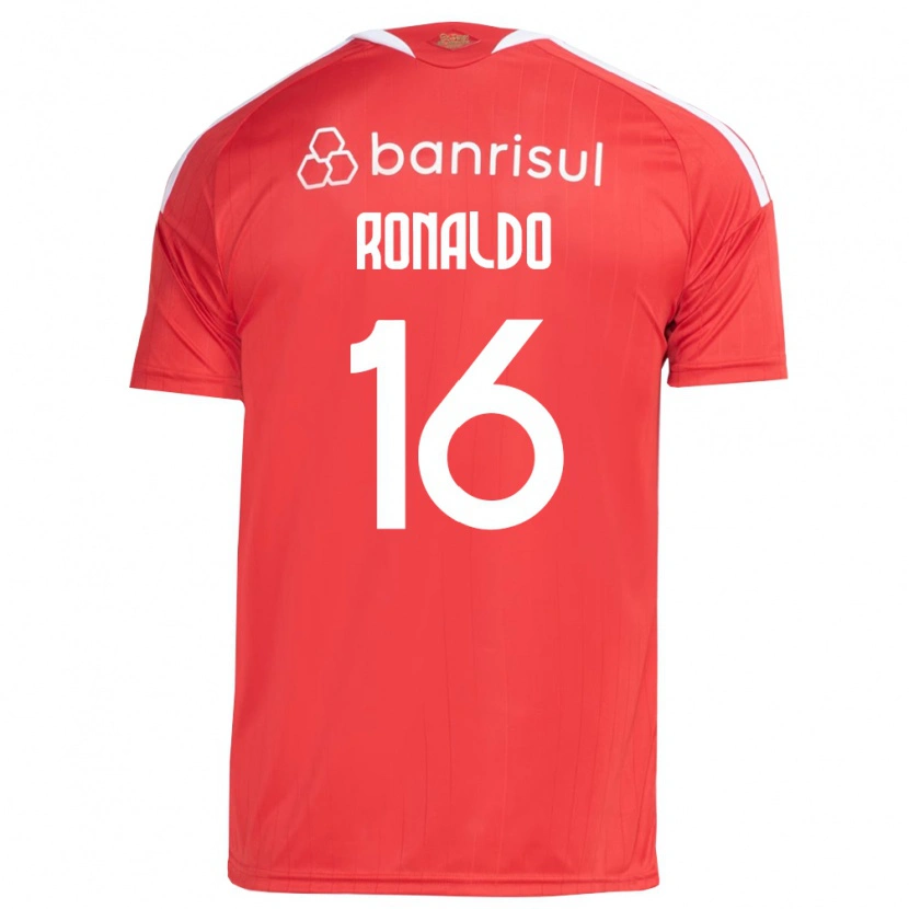 Danxen Kinderen Ronaldo Da Silva Souza #16 Rood Wit Thuisshirt Thuistenue 2026/27 T-Shirt België