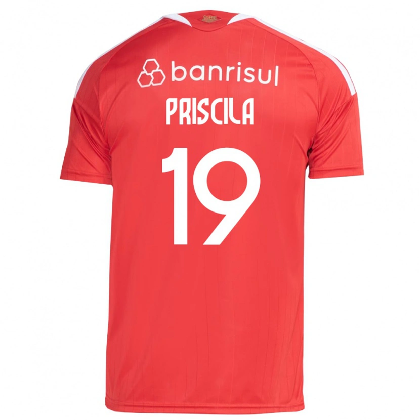 Danxen Kinderen Priscila #19 Rood Wit Thuisshirt Thuistenue 2026/27 T-Shirt België