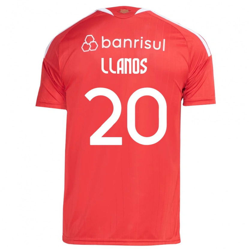 Danxen Kinderen Pati Llanos #20 Rood Wit Thuisshirt Thuistenue 2026/27 T-Shirt België